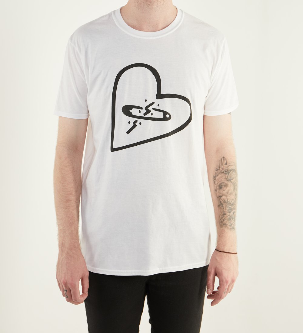 Image of Hold It Together T Shirt WHITE