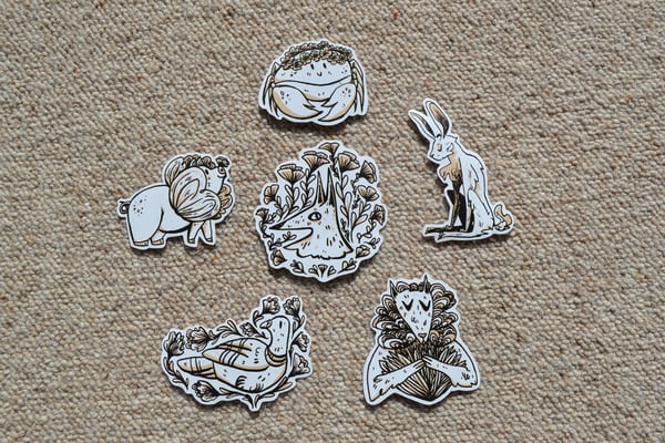 Image of Individual Animal Stickers