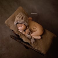 Image 5 of  Thick Wool Felted Layer - Earth Brown