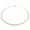 Gold ball chain necklace
