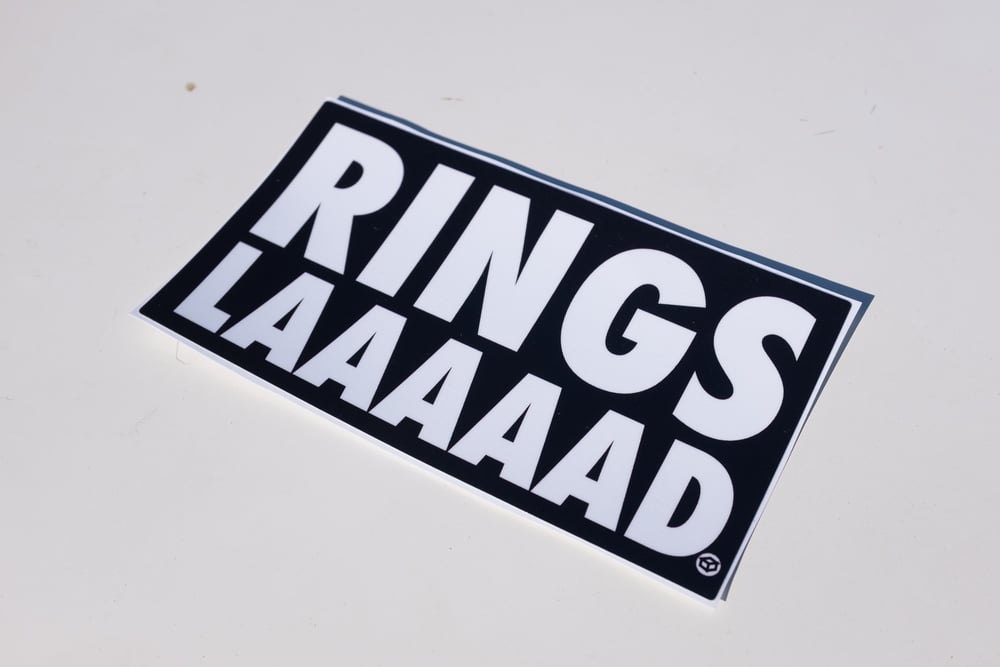 Image of Juicebox "Rings Laaaad" sticker