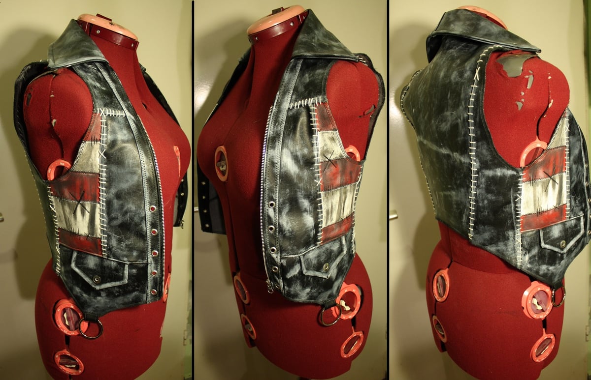 Image of Stained detailed vest