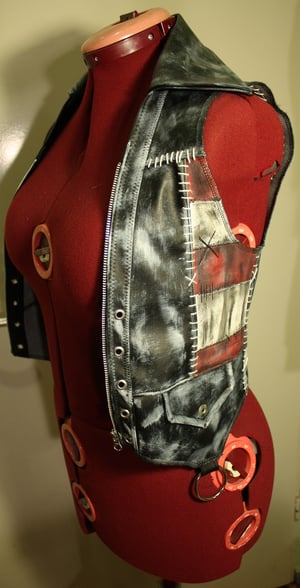 Image of Stained detailed vest