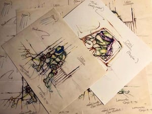 Image of Leonardo AND Donatello Movie Sketch