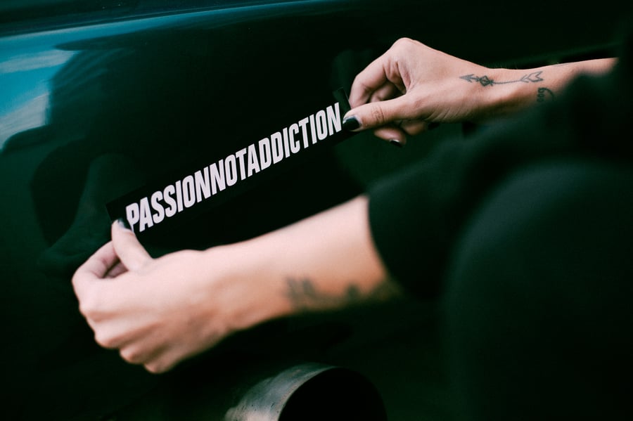 Image of PASSION NOT ADDICTION DECAL