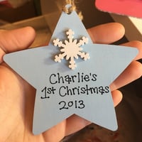 Image 4 of Personalised Star Decoration