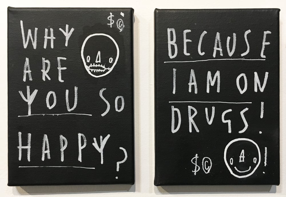 Image of  ‘Why Are You So Happy’ By Skeleton Cardboard