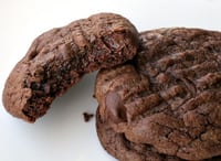 Chocolate Peanut Butter Cookies with Chocolate Chips