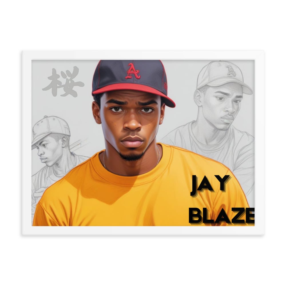 ZEN EXP - “Jay Blaze” Framed matte paper poster