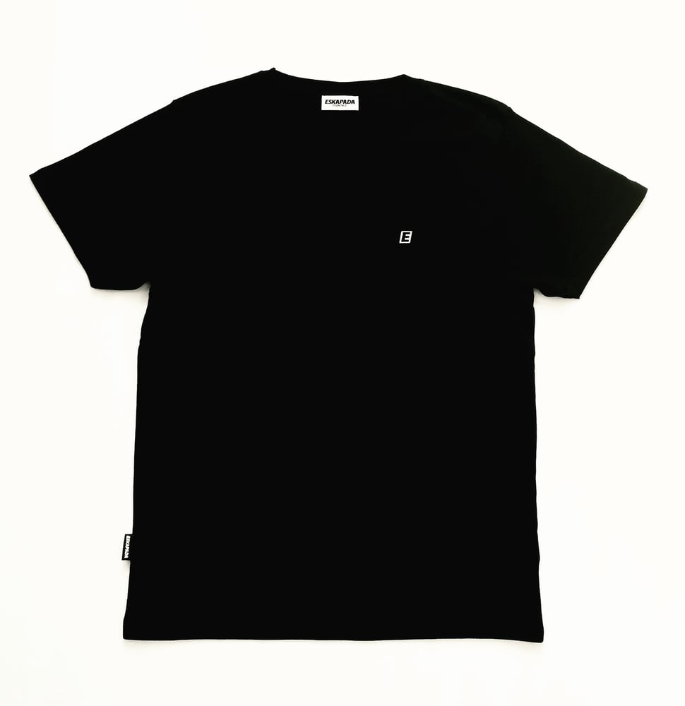 Image of Crewneck T-Shirt TRAINER Nachtschwarz
