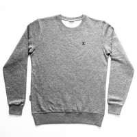 Image 1 of Crewneck Sweatshirt TRAINER Steingrau