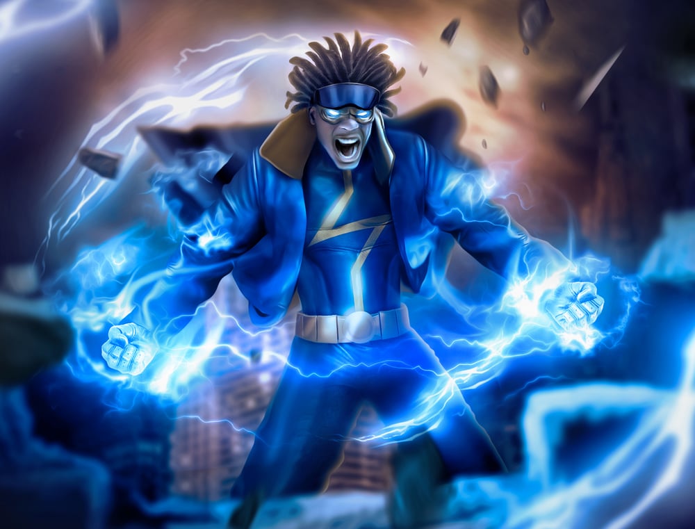 static-shock-16x20-poster-gieffect