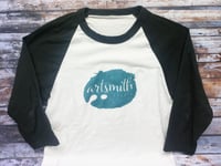 Image 1 of Artsmith Unisex Baseball Tee