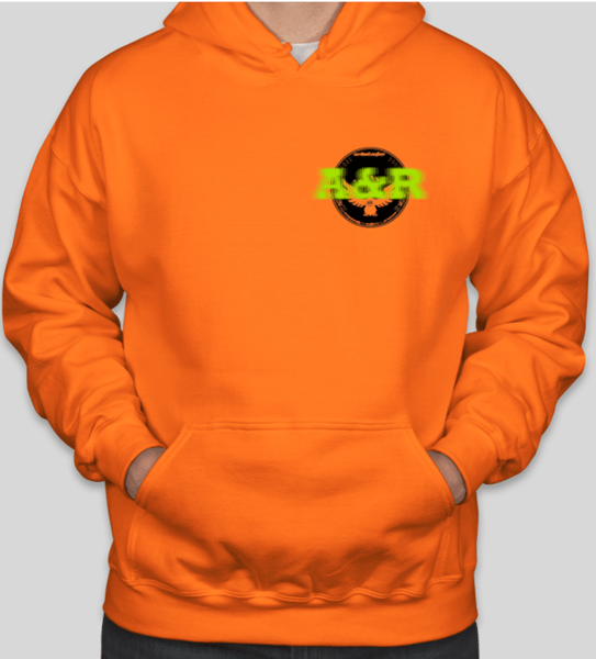 Image of A&R "UZBEK" FW/18 Hoodie “ORANGE”