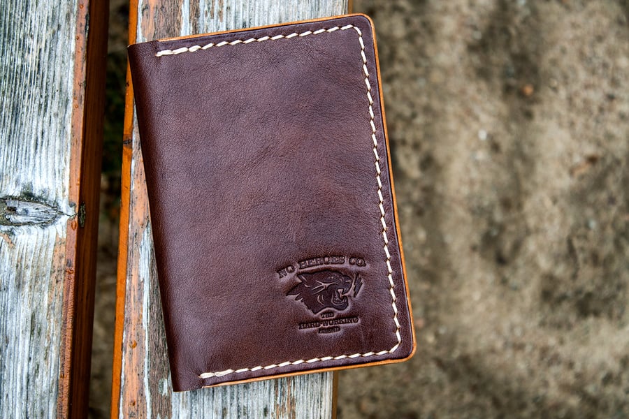 Image of Drifter — "Thoroughbred" Italian Cowhide Leather Passport/Notebook Wallet
