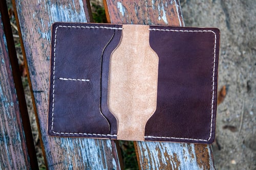 Image of Drifter — "Thoroughbred" Italian Cowhide Leather Passport/Notebook Wallet