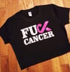 FUCK CANCER Tee - (Glitter material)