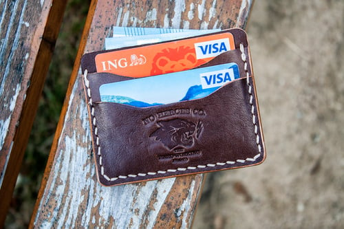 Image of Comrade — "Thoroughbred" Italian Cowhide Leather Card Holder