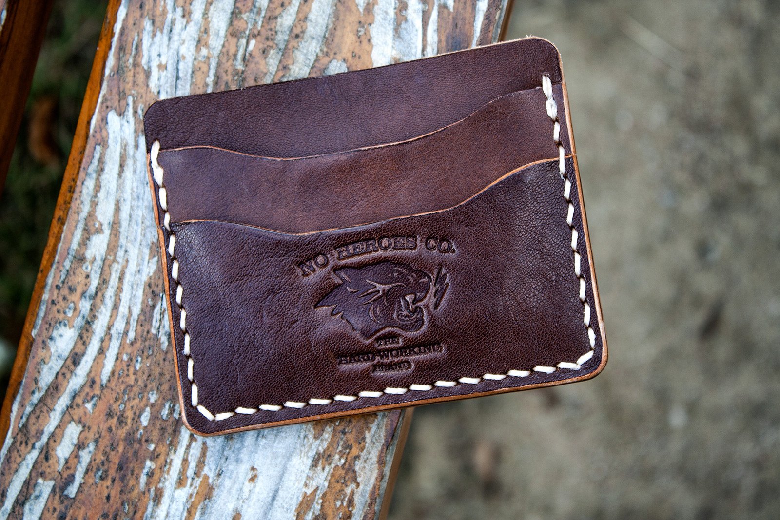 Comrade "Thoroughbred" Italian Cowhide Leather Card Holder | NO HEROES CO. Comrade "Thoroughbred" Italian Cowhide Leather Card Holder | NO HEROES CO.
