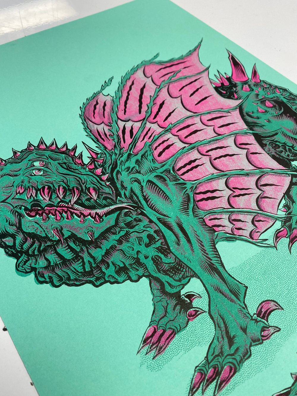 Serpentwing Riso Print 