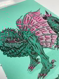 Image 2 of Serpentwing Riso Print 