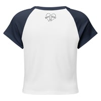 Image 14 of Women’s micro rib raglan baby tee
