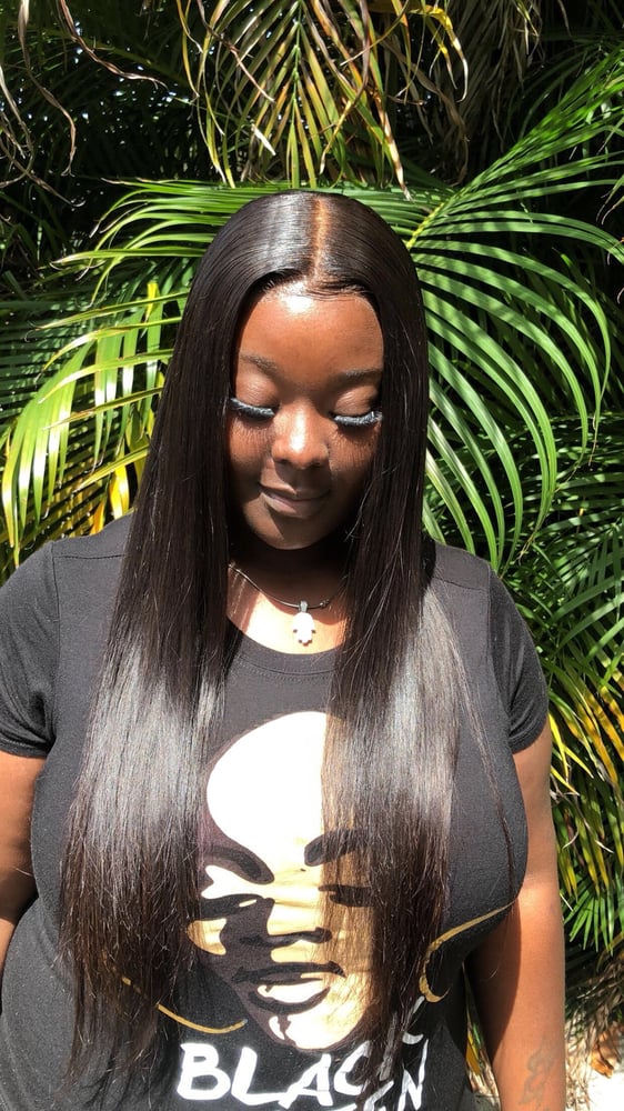 Amour Hair Imports Virgin Natural Color Straight Wig Units