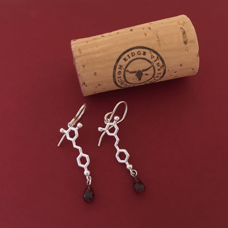 resveratrol earrings Image 3