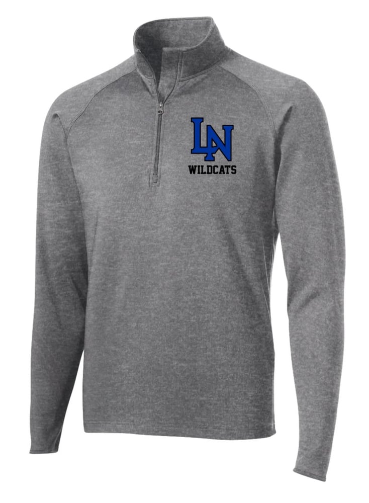 Image of Men's Sportwick Quarter Zip Pullover - Black
