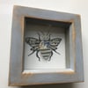 Handmade Bee Mudlark Collage Frame by The Mudlark