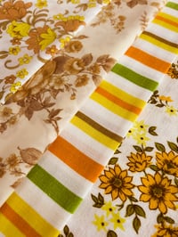 Image 3 of Custom Made Vintage Textile Ruffle Skirt