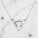 Personalised Triangle Necklace