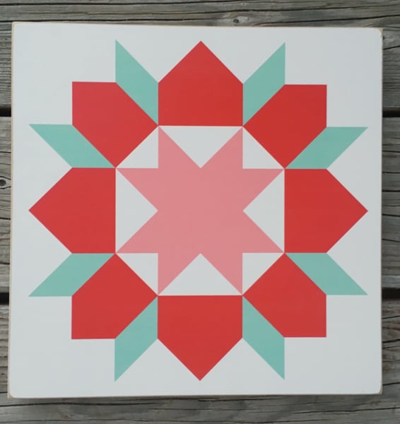 Image of Swoon - B&C Wood Barn Quilt