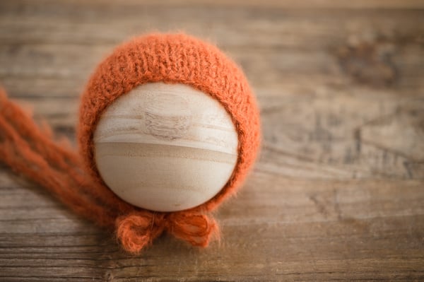 Image of Pumpkin Brushed Alpaca Bonnet {LIMITED!!}