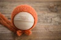 Image 1 of Pumpkin Brushed Alpaca Bonnet {LIMITED!!}