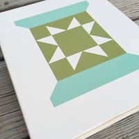 Image 3 of SET of 2 - SPOOLS - Bonnie & Camille - 11" Wood Barn Quilts