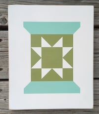 Image 2 of SET of 2 - SPOOLS - Bonnie & Camille - 11" Wood Barn Quilts