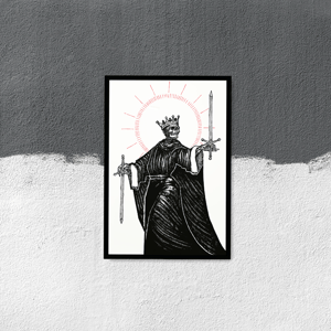 Image of "Two of Swords", 13"x19"