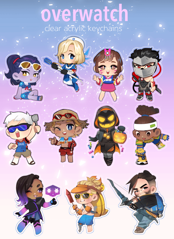 Image of Overwatch Keychains