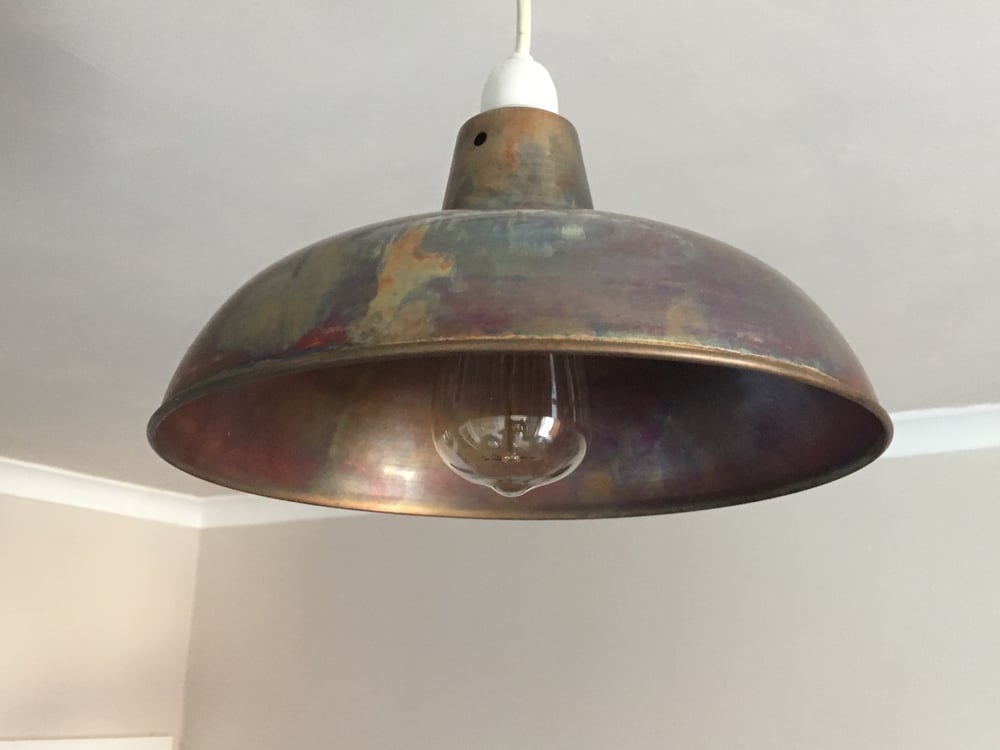 Image of Industrial Factory Style Copper Shades