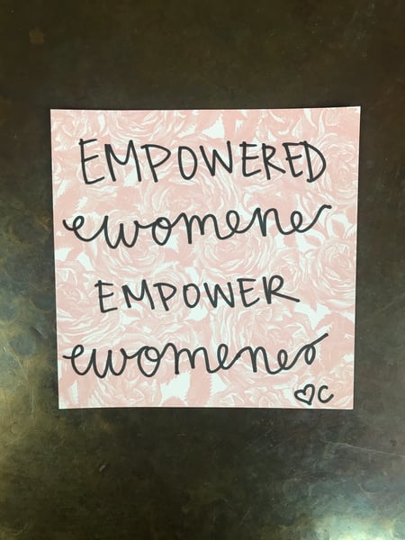 Image of empowered women empower women. 