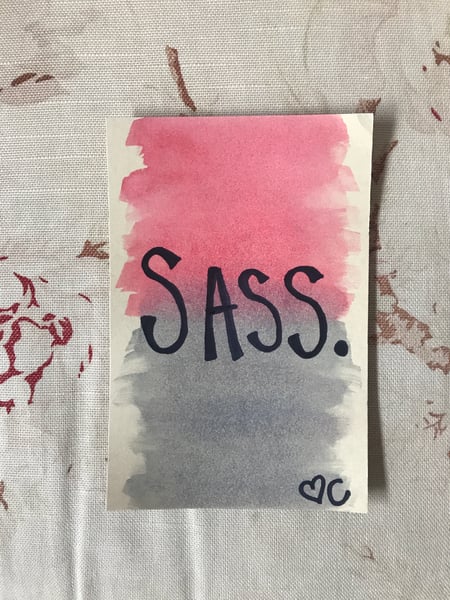 Image of sass. 