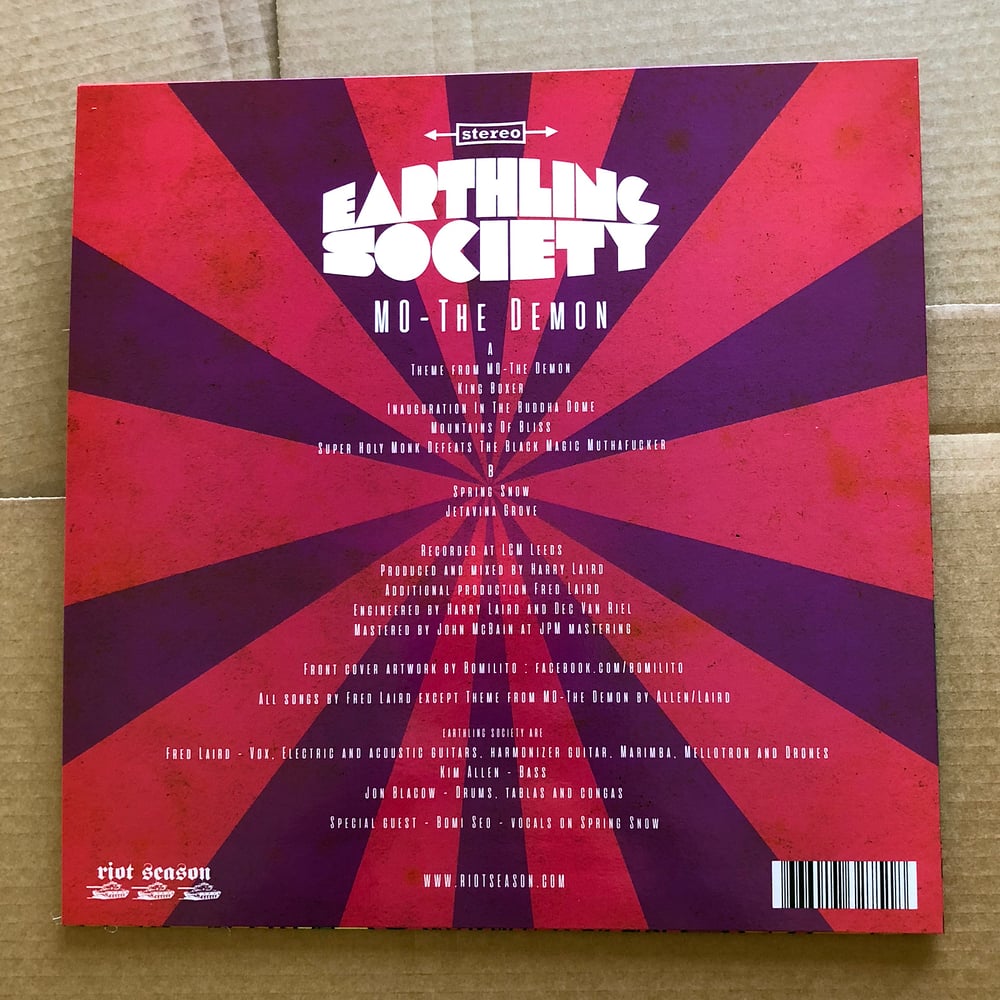 EARTHLING SOCIETY 'MO - The Demon' Coloured Vinyl LP & Bonus CD