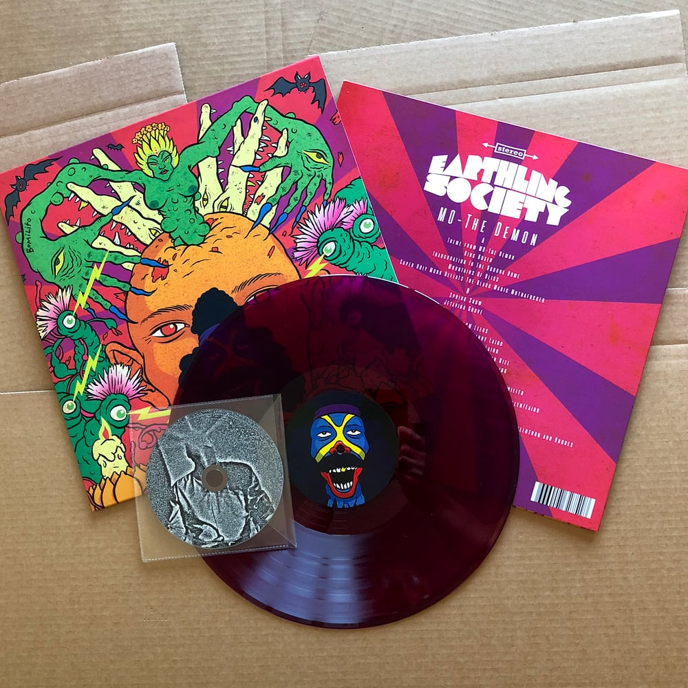 EARTHLING SOCIETY 'MO - The Demon' Coloured Vinyl LP & Bonus CD