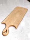 Curly Maple Serving Board - Just Curves 