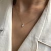 Mindy Sapphire Drop Necklace