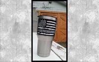 Image 3 of AMERICAN FLAG SNOWMOBILE DECAL
