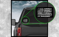 Image 2 of AMERICAN FLAG SNOWMOBILE DECAL