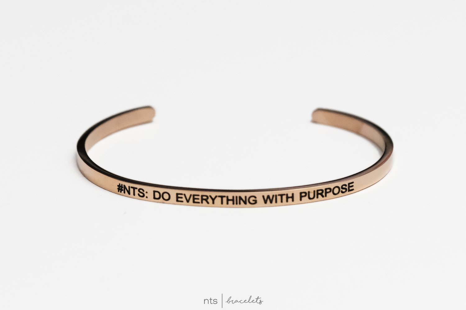 Image of #NTS: DO EVERYTHING WITH PURPOSE (Rose Gold)
