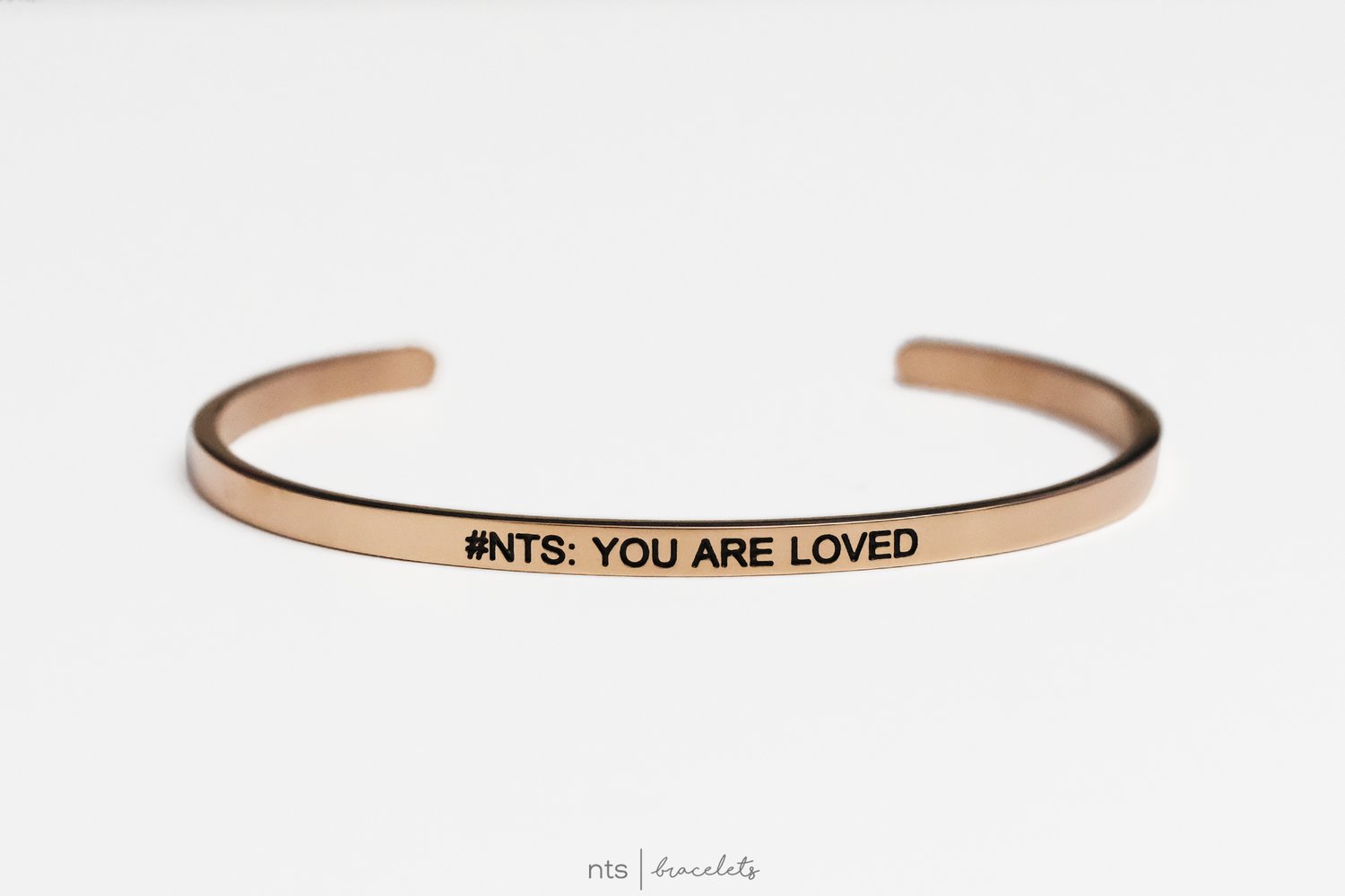 Image of #NTS: YOU ARE LOVED (Rose Gold) 
